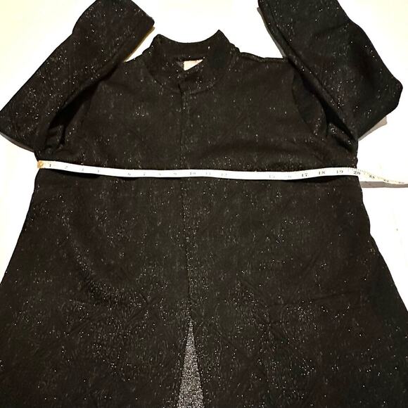 Chico's Quilted Black Career Blazer Jacket Women's Size M Medium - Picture 6 of 8